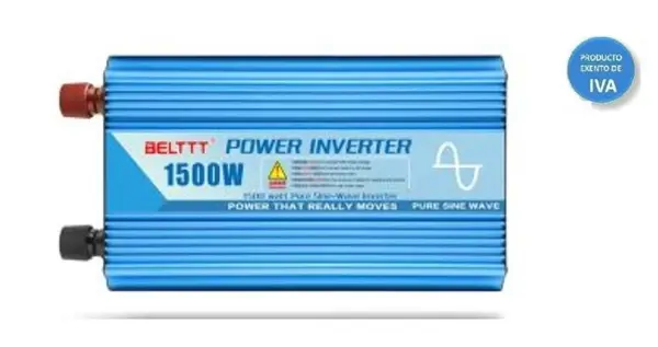 INVERSOR FOTOVOLTAICO 1500 WATTS 12V ONDA PURA MARCA BELTT