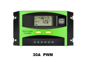 REGULADOR DE CARGA 30A PWM DISPLAY DIGITAL
