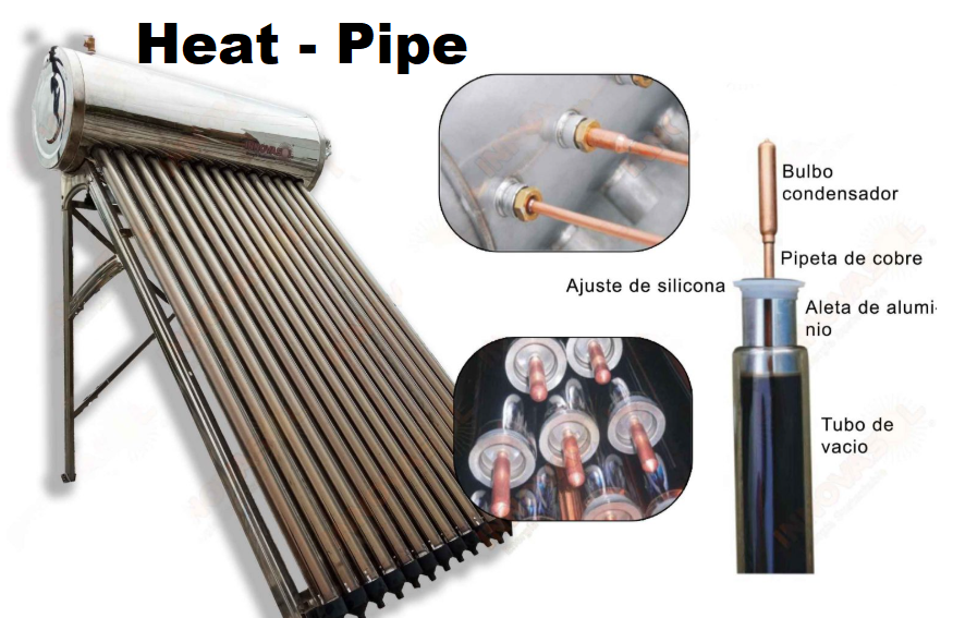 Termo Solar Heat Pipe 200L