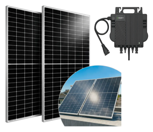 Kit Micro inversor Growatt 1000 ahorro
