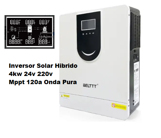 Inversor Hibrido 4 kw 24v